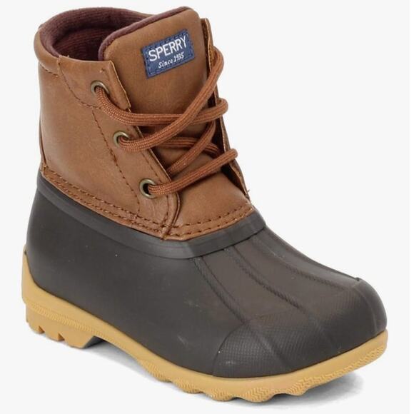 Sperry Boys Port Duck Boot Toddler Size 6 EUC Rain Boots Little Kid Outdoor - Picture 1 of 14